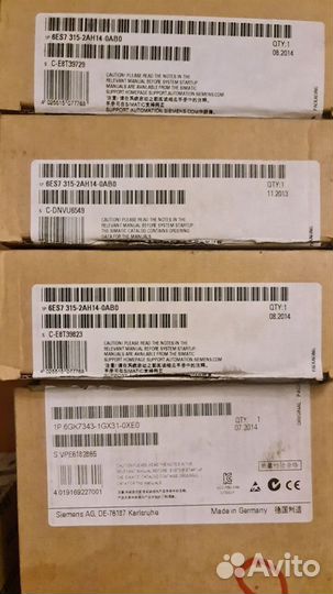 Siemens Simatic S7 300 CPU Модули Новые в упаковке