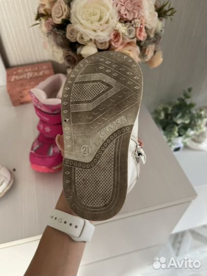 Ботинки для девочки 21 размер