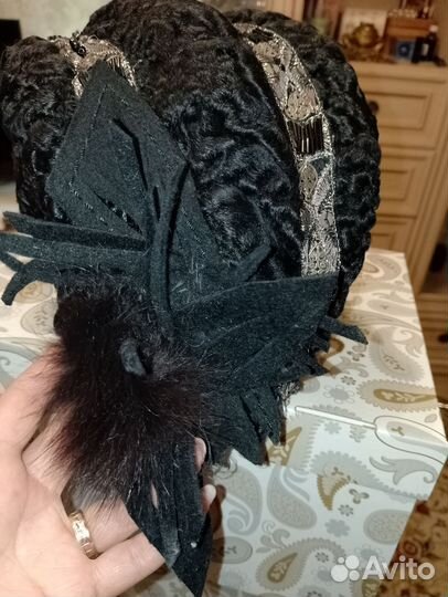 Шапка каракуль от Нины Морозовой