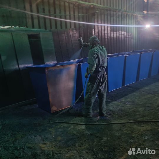 Контейнер для мусора 0.75 м3 тбо, мусорный бак