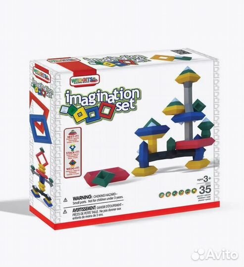 Конструктор 3+ İmagination set (35 деталей)