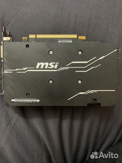 Видеокарта gtx 1660 super 6gb msi ventus