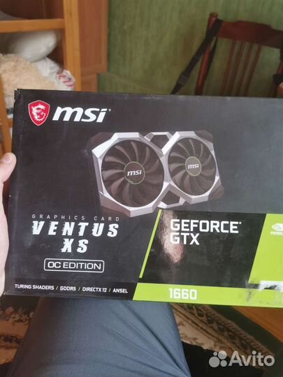 Видеокарты gtx1660 ventus xs