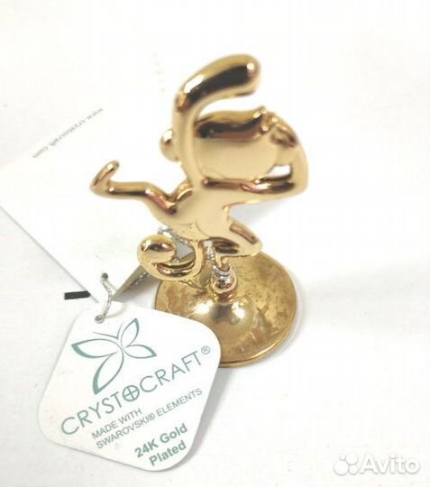 Фигурка декоративная «Обезьяна» с кристаллами Swar