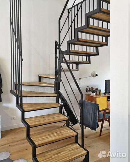 Лестницы на металлокаркасе