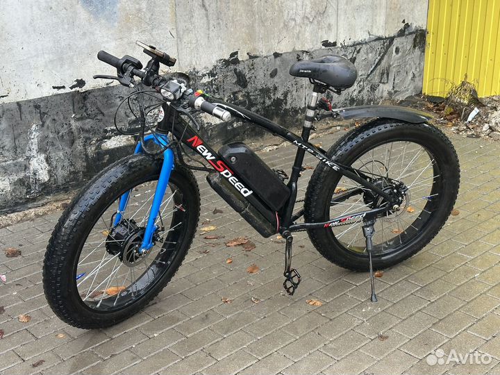 Электрофетбайк с полным приводом. 2 моторколеса