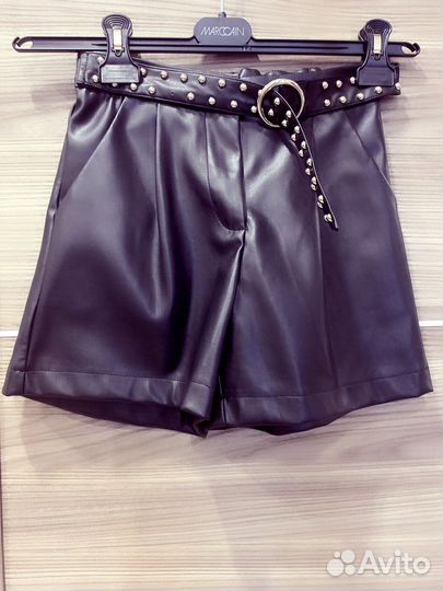 Шорты экокожа для девочки