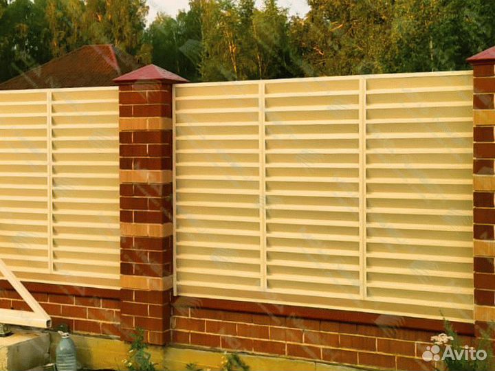 Забор жалюзи