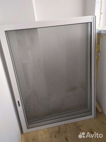 Раздвижные алюминиевые окна бу