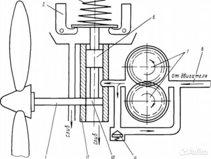 Robinson R44 C007-5 привод воздушного винта