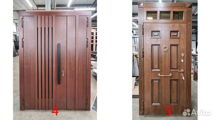 Парадные двери на дом. Держат 45 градусов