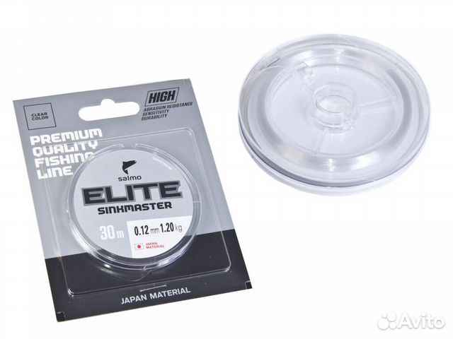 Леска elite sinkmaster 30m 0.12mm 1.20kg 