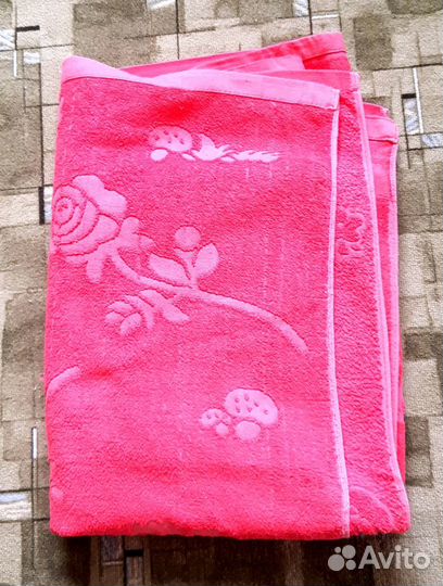 Простынь махровая