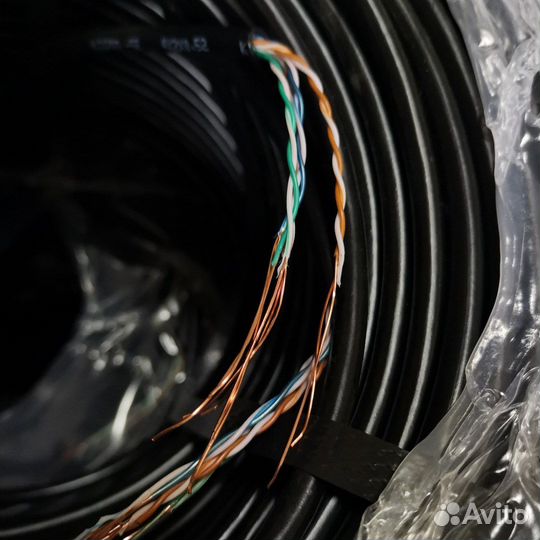 Витая пара уличная UTP 0,48 медная, 305 м, Полимет