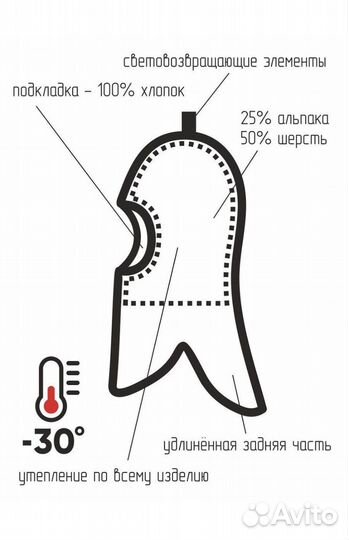 Шапка шлем nels 54