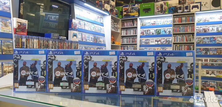 Игровой диск для Playstation 4 UFC4