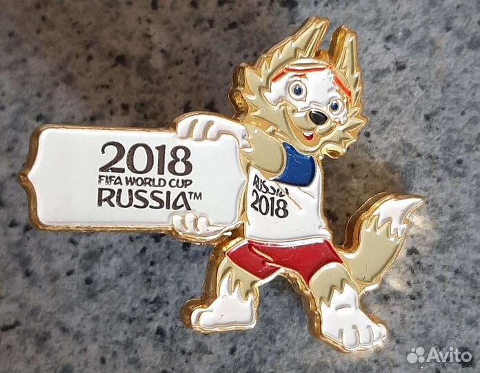 Значок олень, волк fifa забивака