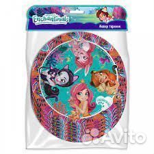 Тарелки набор Энчантималс Enchantimals, бумажные 1