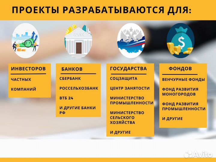 Бизнес- планы