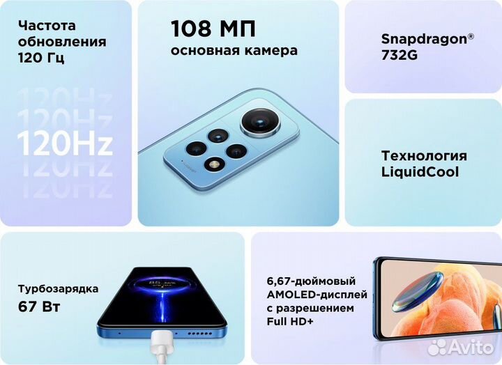 Xiaomi Redmi Note 12 Pro, 8/256 ГБ
