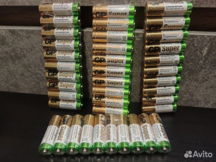 Батарейки GP AA(пальчиковые)