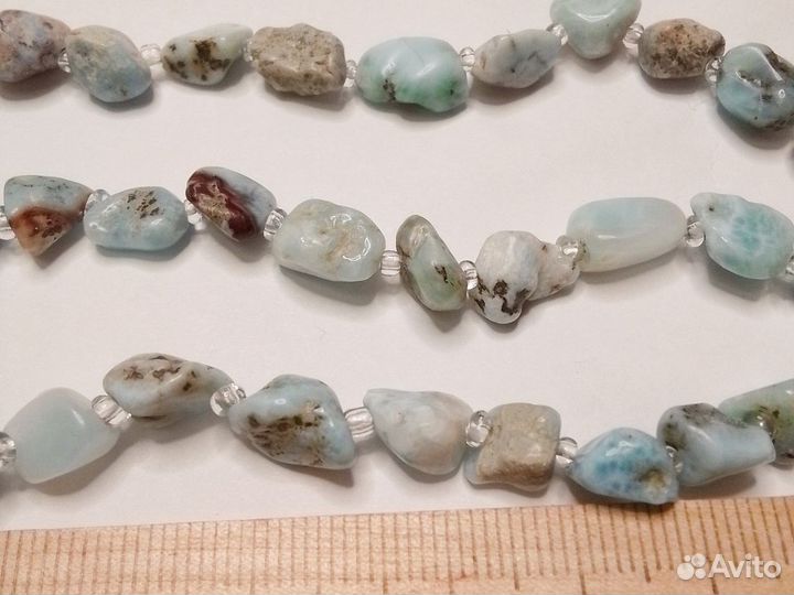 Бусы ларимар