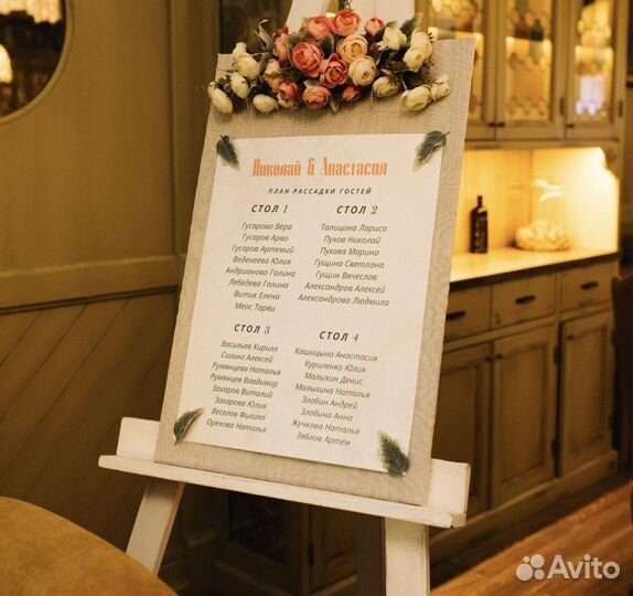 Мольберт свадебный