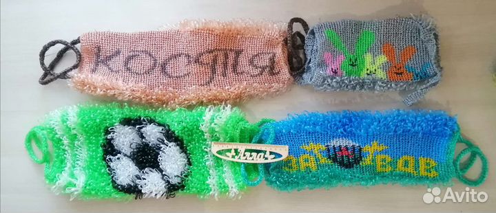 Именные мочалки, мочалки формата XXl