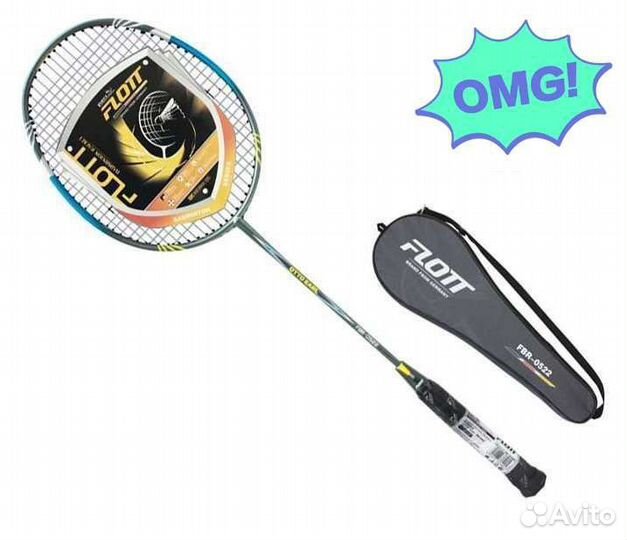 Ракетка бадминтон профессиональная flott