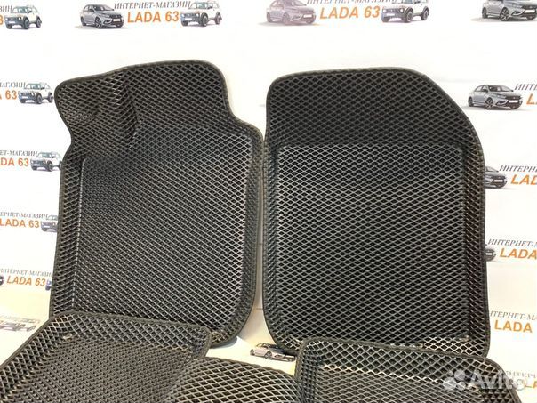 Ковры EVA 3D с бортами для Лада Ларгус