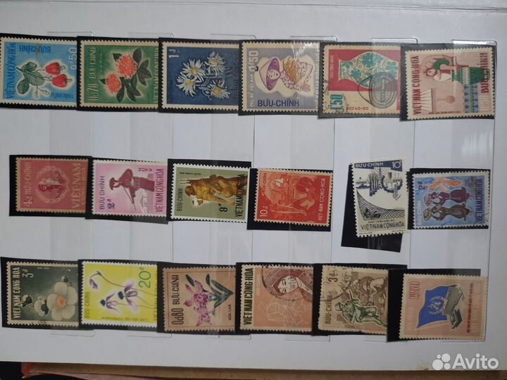 Коллекция Вьетнамских почтовых марок