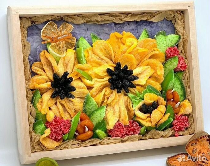 Съедобные картины из сухофруктов