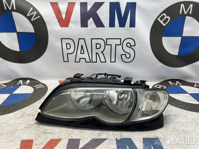 Передняя фара левая бмв Е46 рестайлинг