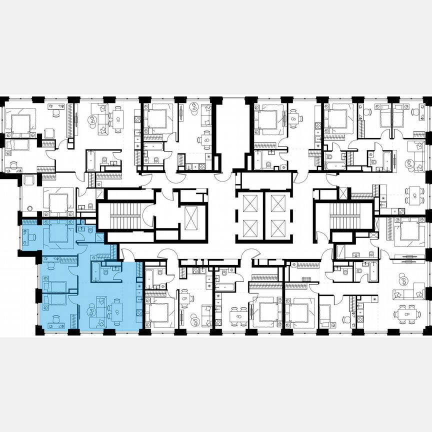 4-к. квартира, 79,2 м², 18/48 эт.