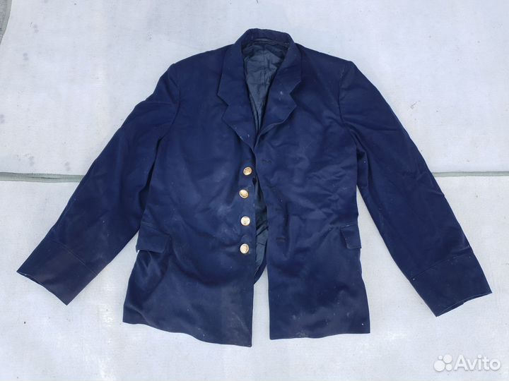 Китель морской, воротник стойка бушлат моряка СССР