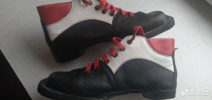 Ботинки лыжные+крепления