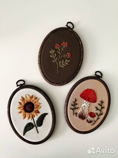 Вышивки гладью ручной работы
