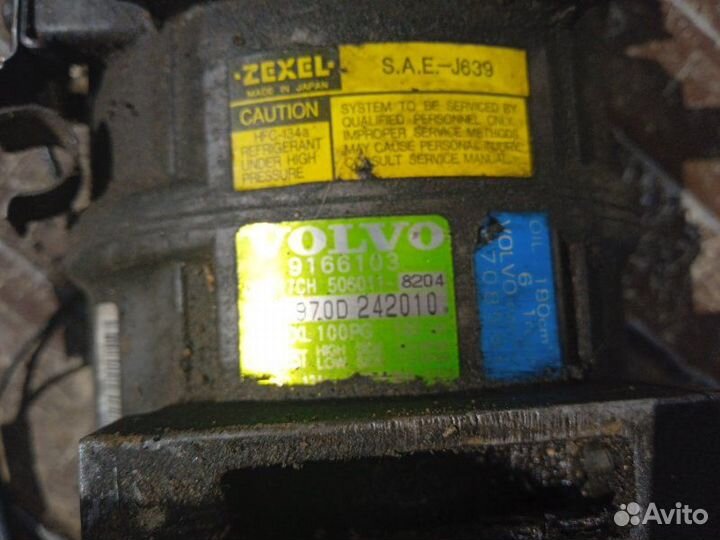 Компрессор кондиционера Volvo S80 1998 (б/у)