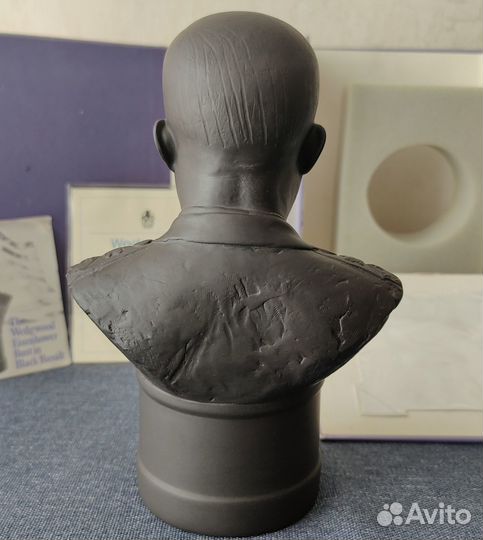 Wedgwood бюст Эйзенхауэра. Чёрный базальт