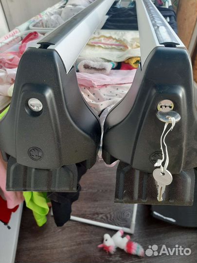 Багажник на крышу skoda rapid оригинал