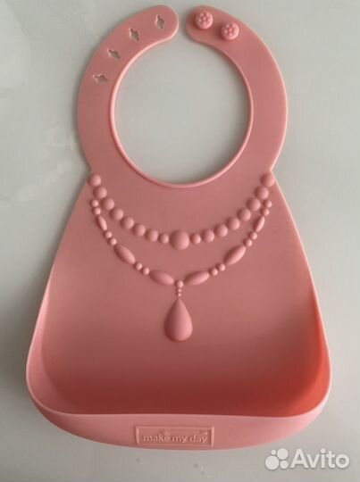 Нагрудник силиконовый make my day