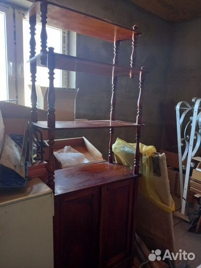 Этажерка напольная,деревянная,бу,СССР