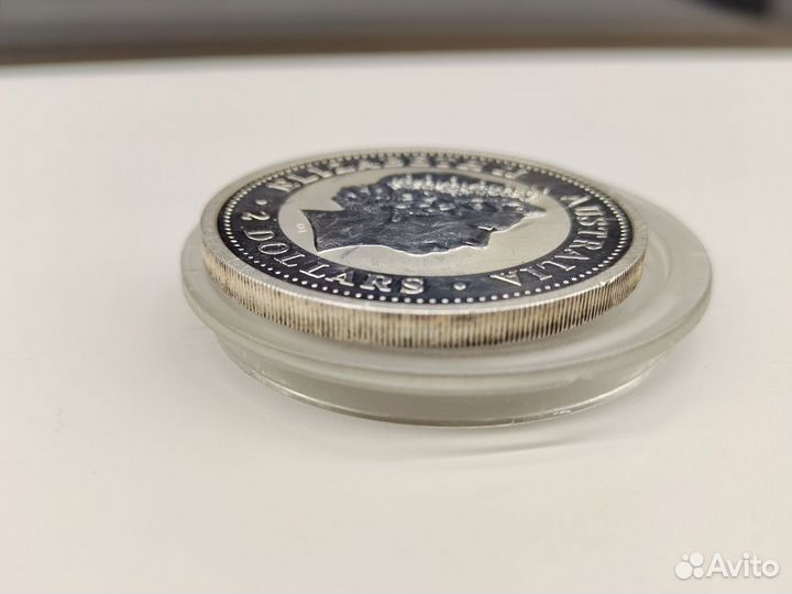 Монета 2003 Australia 2 oz Silver Kookaburra