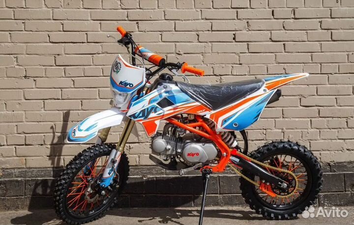 Мотоцикл kayo basic TT125EM pitbike Витрина