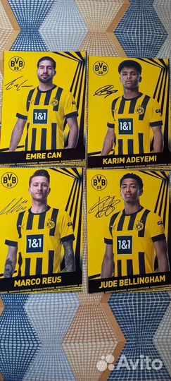 Автографы футболистов