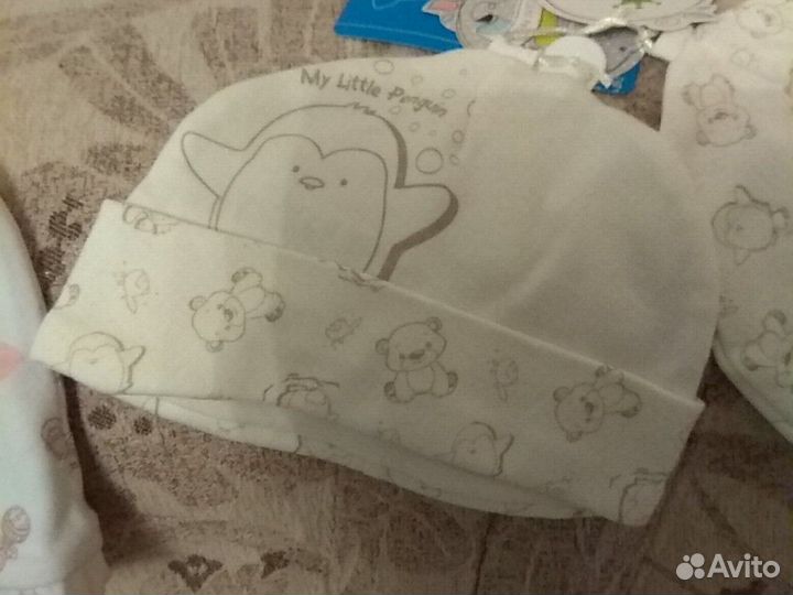 Шапочки для новорожденного