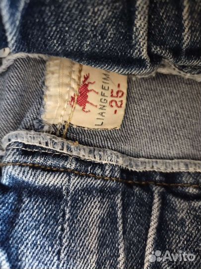 Джинсы 25размер, рост 146-152