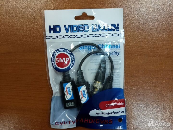Hd video приемопередатчик с витой пары BNC