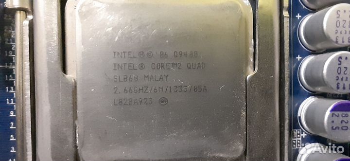 Комплект Мат.плат+проц+ озу Q9400 DDR2 8Gb