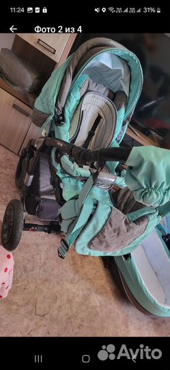 Коляска 2 в 1 бу